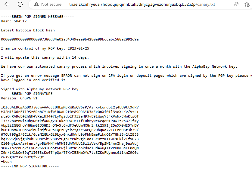 请注意，AlphaBay管理员失踪，供应商与使用2FA的用户无法登录