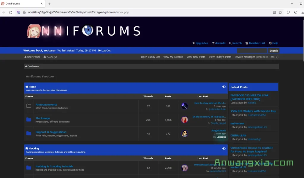 探访OnniForums，一个臭名昭著的暗网黑客论坛
