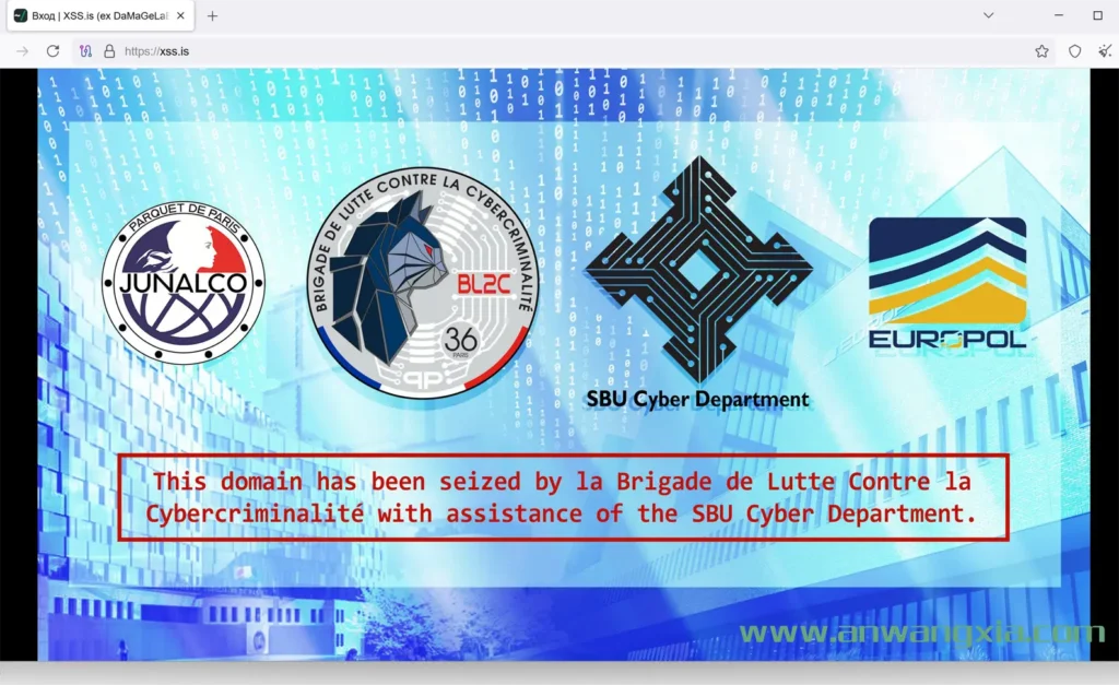 俄语网络犯罪论坛XSS.is的一名管理员在乌克兰被逮捕，XSS.is域名被查封