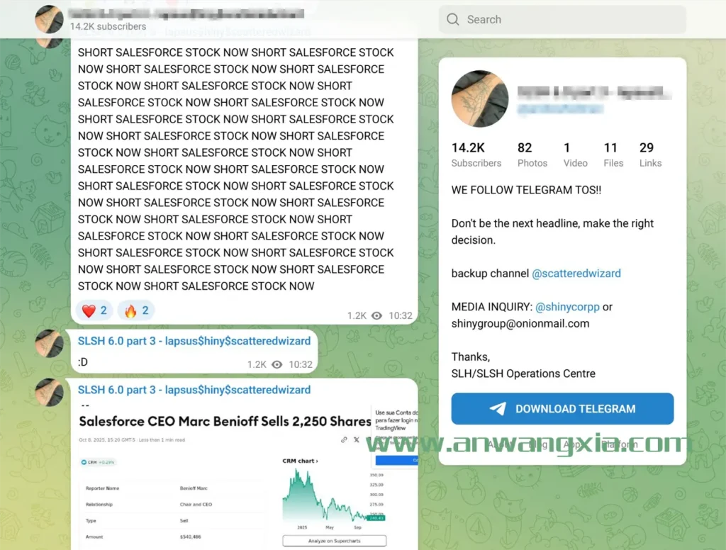 Scattered LAPSUS$ Hunters继续恐吓Salesforce，贬低其他勒索软件团伙