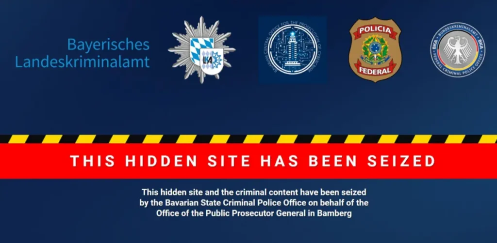 国际联合执法行动捣毁了发布儿童剥削材料的暗网网站